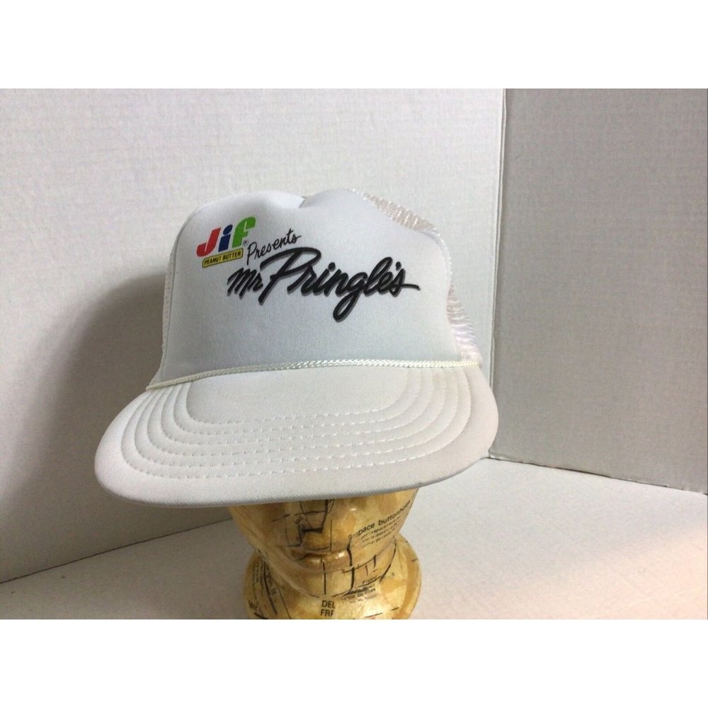 Jif Peanut Butter Presents Mr Pringles Trucker Hat